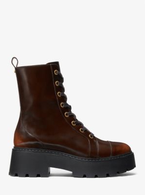 Blake Burnished Leather Combat Boot image number 1