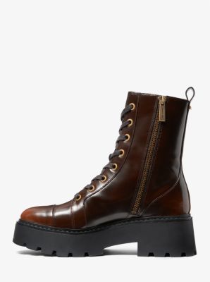 Blake Burnished Leather Combat Boot image number 2