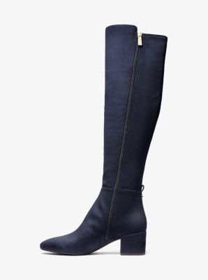 Braden Knee-High Riding Boot in NAVY | Michael Kors