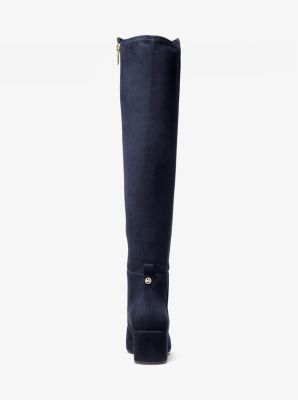Braden Knee-High Riding Boot in NAVY | Michael Kors