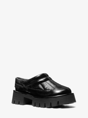 Barton Crackled Patent Leather Slip-On Mule image number 0