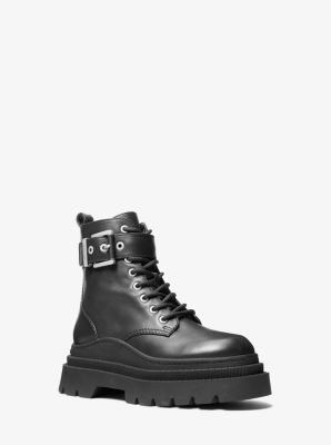 Michael kors military boots hotsell