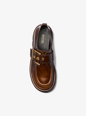 Michael kors loafers brown online