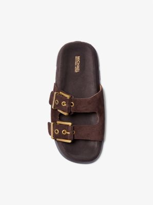 Colby Suede Flat Sandal image number 3