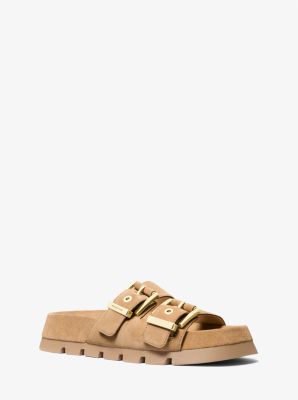 Colby Suede Flat Sandal image number 0