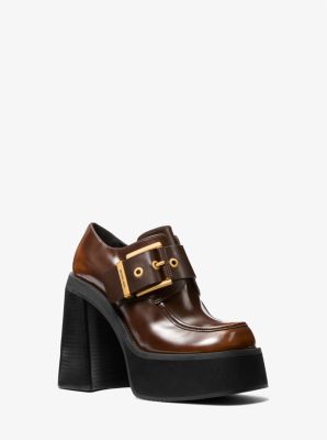 Colby Burnished Leather Platform Loafer image number 0