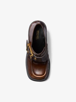 Colby Burnished Leather Platform Loafer image number 3