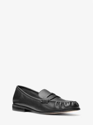 Michael kors loafers mens black on sale