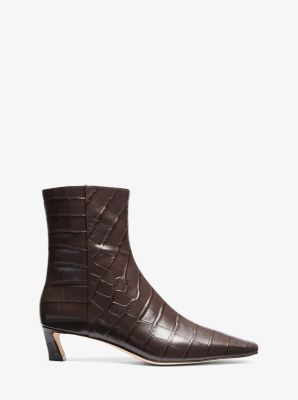 Cosmo Crocodile Embossed Leather Boot image number 1