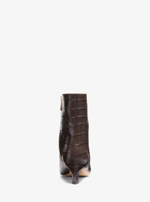 Botte Cosmo en cuir effet crocodile en relief image number 3