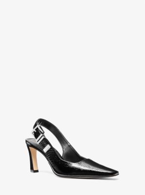 Darrington Crackled Patent Leather Slingback Pump image number 0