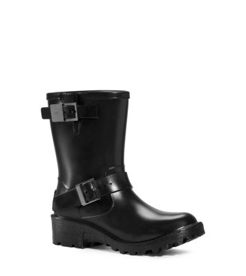 black michael kors rain boots