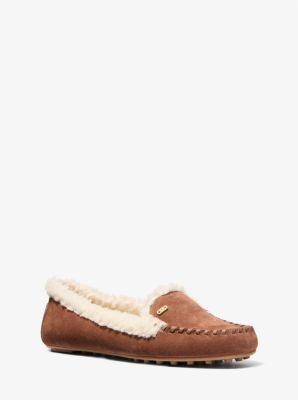 Eve Suede and Faux Shearling Moccasin image number 0