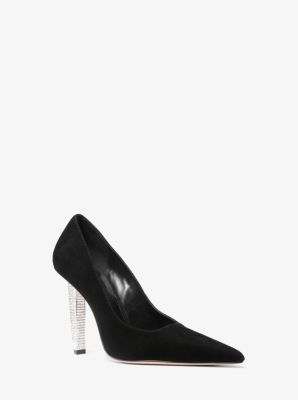 Michael kors black suede pumps best sale