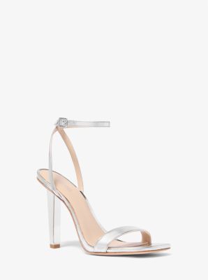 Michael kors sandals silver online