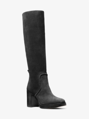 Michael kors over the knee boots suede on sale