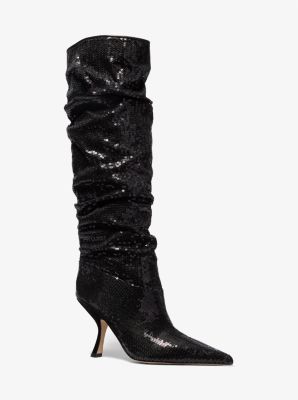 Mk high heel boots best sale