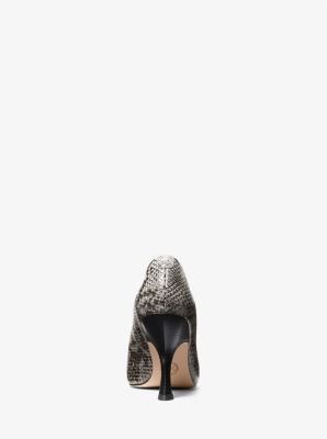 Luna Snake Embossed Leather Pump image number 2