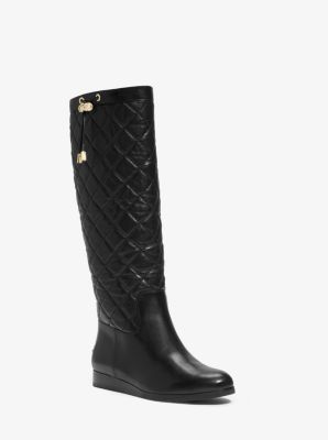 quilted michael kors boots