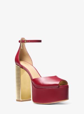 Maxine Leather Platform Sandal image number 0