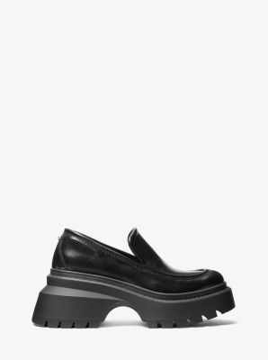 Michael kors patent leather loafers online