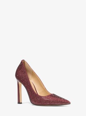 Amara Embellished Pump in OXBLOOD | Michael Kors