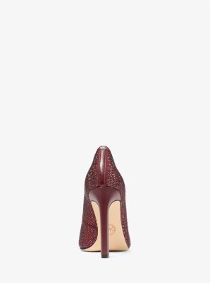 Amara Embellished Pump in OXBLOOD | Michael Kors