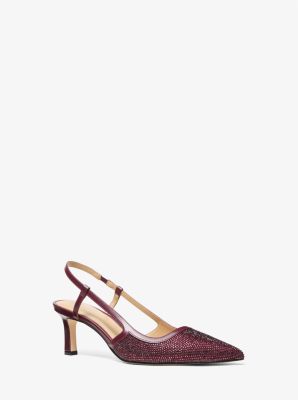 MK Slingpumps Alora Aus Wildleder - Rot