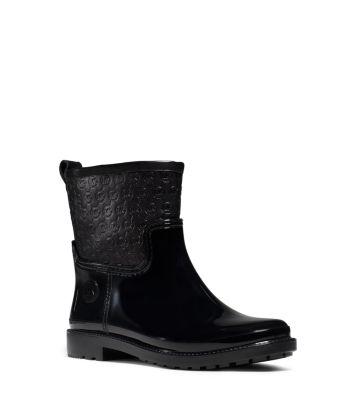 Blakely Leather and Rubber Ankle Rain Boot | Michael Kors