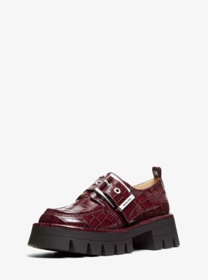 Colby Crocodile Embossed Leather Loafer