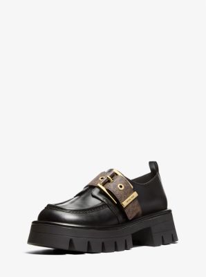 Loafer Colby aus Leder mit Besatz aus Signature-Logostoff image number 1