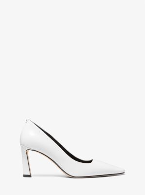 Darrah Crackled Patent Leather Pump