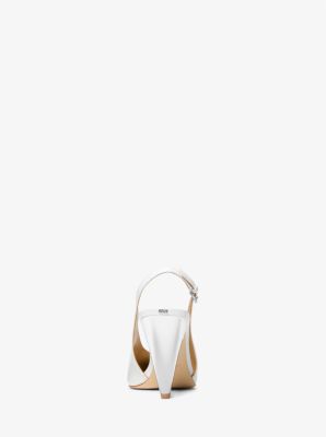 Electra Crocodile Embossed Leather Slingback Pump