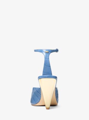 Sandale Electra en cuir effet crocodile en relief image number 2
