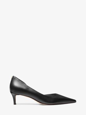 Elyse Leather Pump in BLACK | Michael Kors