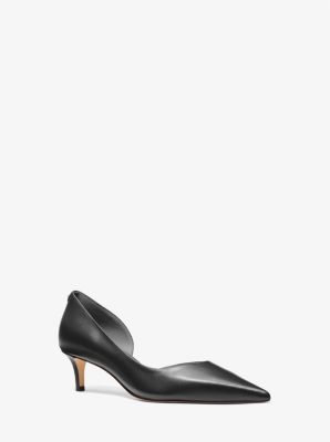 MK Pumps Elyse Aus Leder - Schwarz