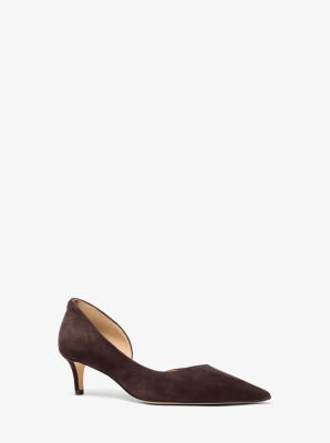 Elyse Suede Kitten Pump image number 0