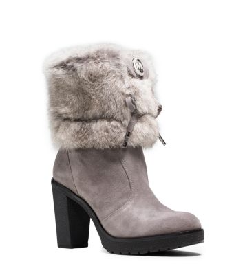 Michael kors hot sale fur boots