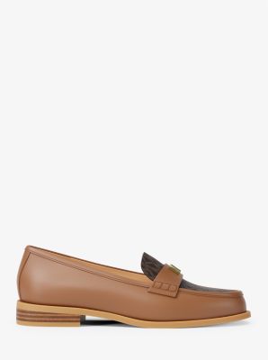 Loafer Lex in pelle con logo image number 2