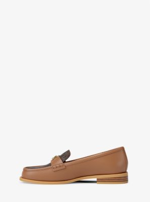 Loafer Lex in pelle con logo image number 4