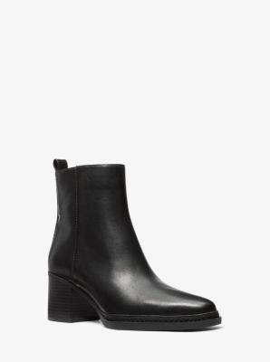 Michael Kors 380mm Pointed-toe Block-heel Boots In Black