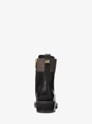 Lyle Leather and Signature Logo Combat Boot image number 2