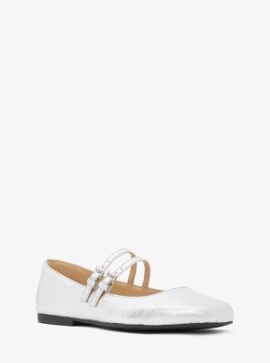 Matilda Crackled Metallic Leather Mary Jane image number 0