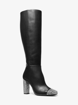 Botte Matilda en cuir travaillé