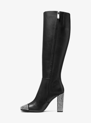 Botte Matilda en cuir travaillé