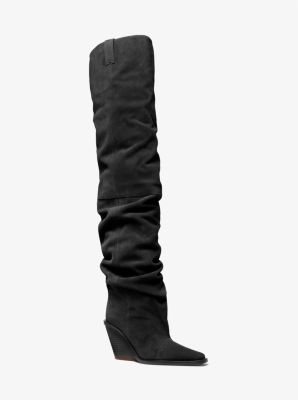 Overknee-Stiefel Noemie aus Wildleder image number 0