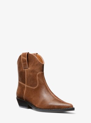 Botte Noemie en cuir délavé
