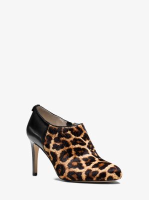 Sammy Leopard Calf Hair Ankle Boot | Michael Kors