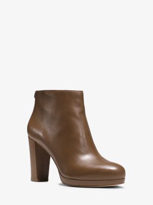 Sammy Leather Platform Ankle Boot 