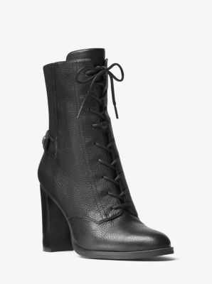 michael kors lace up booties